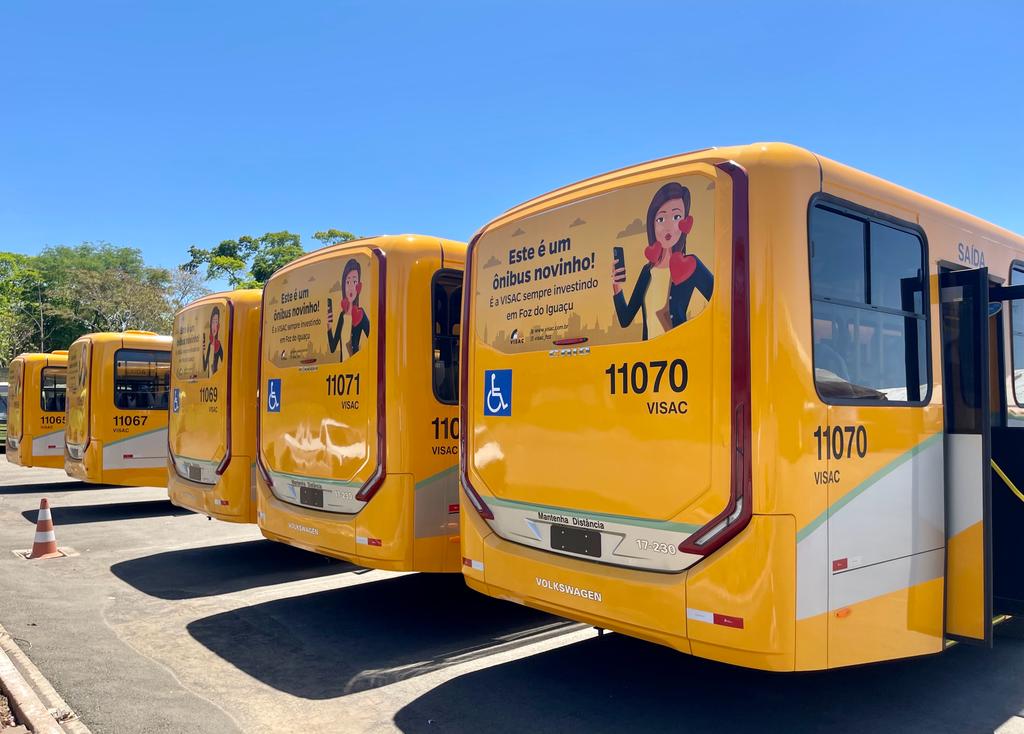 Frota da VISAC ganha 10 ônibus Zero KM