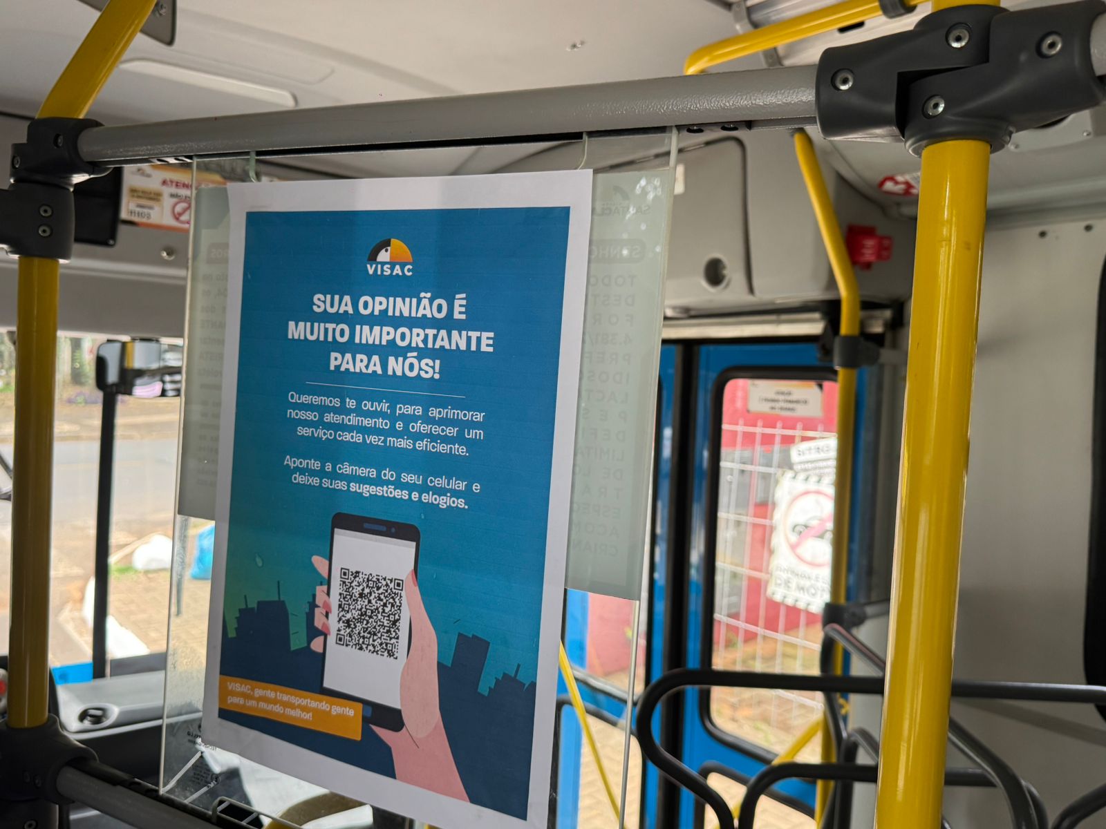 Visac aprimora canal de comunicação com os passageiros do transporte público