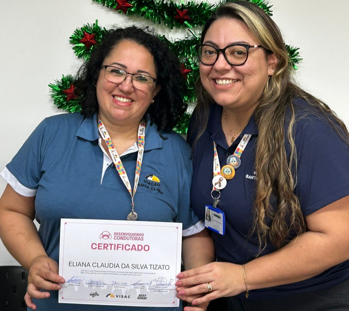 VISAC contrata oito motoristas formadas pelo projeto Desenvolvendo Condutoras