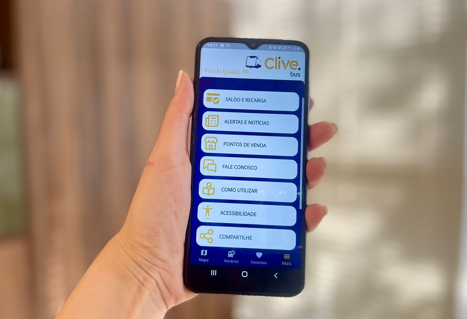 CliveBus: Transporte coletivo de Foz terá aplicativo para auxiliar os passageiros